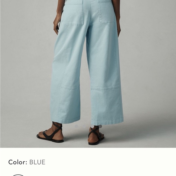 ANTHROPOLOGIE pants . Robin egg blue . Size medium. NWT - Picture 1 of 7